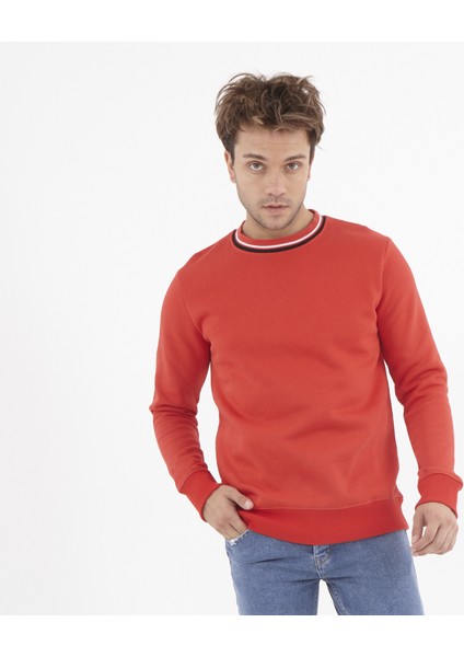 Erkek Basic S-Shırt - Kırmızı