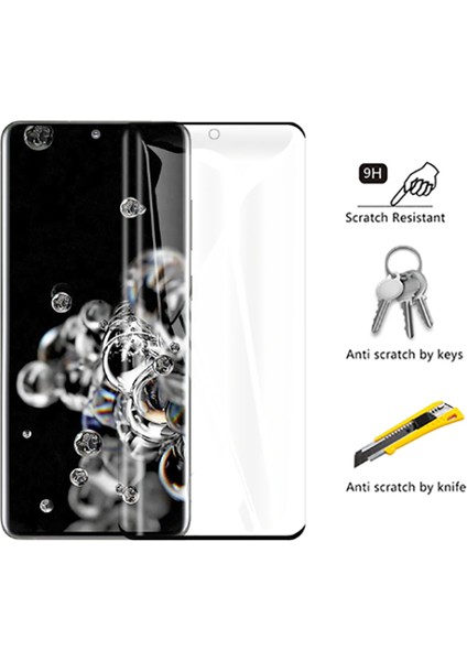 Samsung Galaxy S20 Ultra Ekran Koruyucu Full Tam Kaplayan Kavisli Hd Esnek Film fiyatları