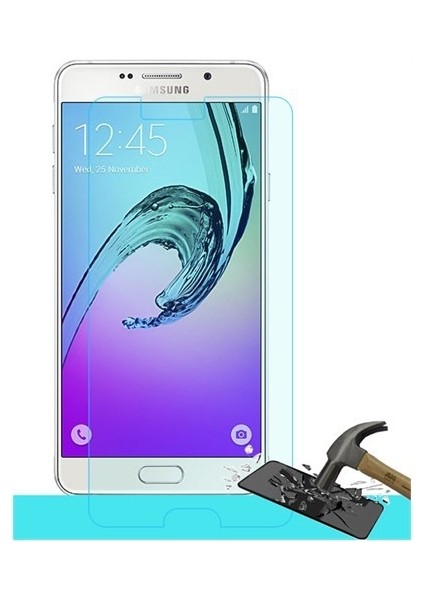 Samsung Galaxy A7 2016 Ekran Koruyucu Yeni Nesil Hd Kalite Tempered Glass Cam
