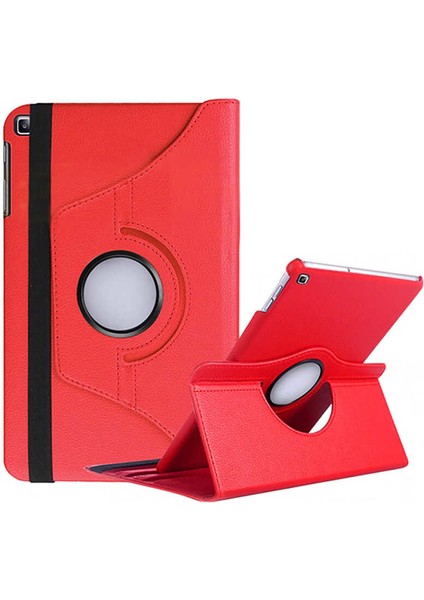 Samsung Galaxy Tab S6 Lite P610 Kılıf 360 Derece Dönen Standlı Pu-Deri New Case