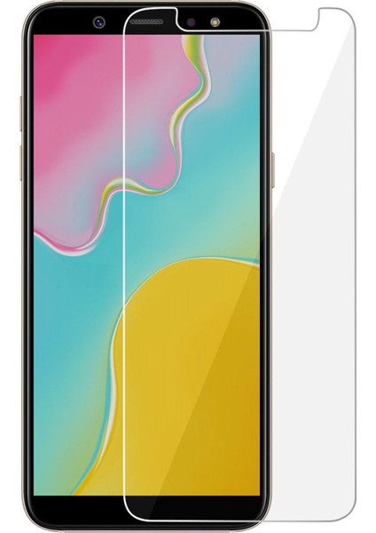 Samsung Galaxy A6 Plus 2018 Ekran Koruyucu Yeni Nesil Hd Kalite Tempered Glass Cam