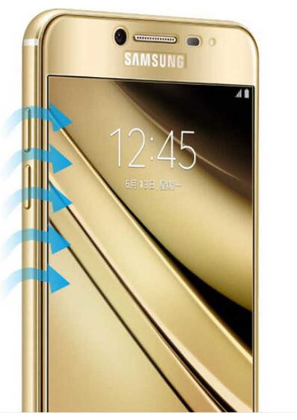 Samsung Galaxy J7 Prime Ekran Koruyucu Full Tam Kaplayan Kavisli Tempered Cam