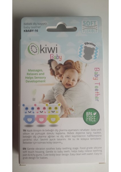 Bebek Diş Kaşıyıcı Titreşimli Kiwi Kbaby-16