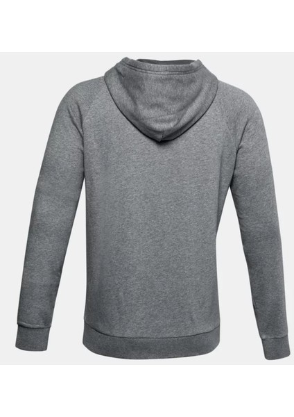 Erkek UA Rival Fleece Big Logo Kapüşonlu Üst 1357093-012