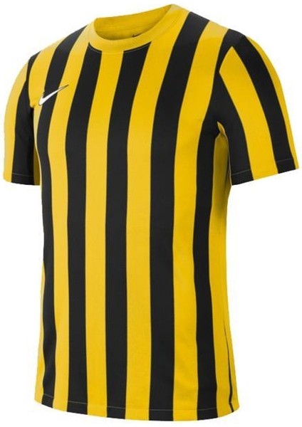 Dri-Fıt Stripe Division Iv Kısa Kollu Erkek Forma Sarı Siyah Dikey Çizgili Modern Tasarım