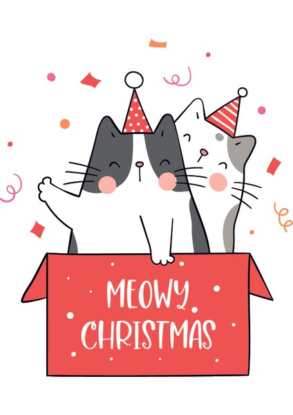 Yılbaşı Happy New Year Tebrik Kartı Kartpostalı