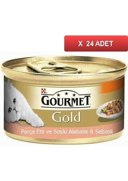 Alabalık Sebzeli Kedi Konserve 85 gr (24 Tane)
