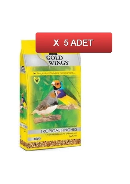 Gold Wings Classic Tropical Finch Yemi 400 gr (5 Paket)