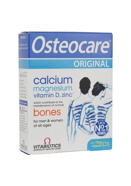 Kalsiyum, Magnezyum, Vitamin D3, Çinko Içeren Gıda Takviyesi 90 Tablet