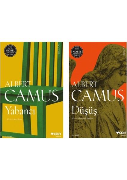 Yabancı - Düşüş - 2 Kitap - Albert Camus