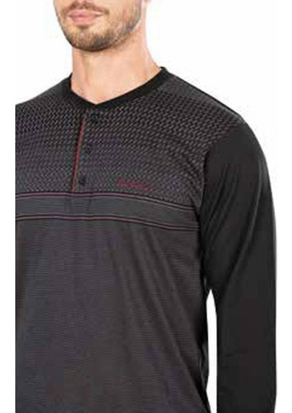 5472 Erkek Jakarlı Pijama 22K