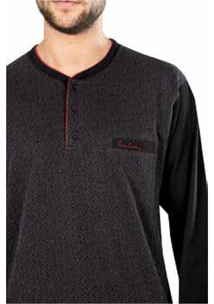 5467 Erkek Jakarlı Pijama 22K