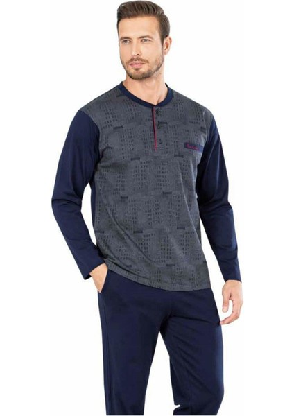 5470 Erkek Jakarlı Pijama 22K