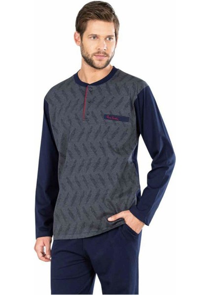 5471 Erkek Jakarlı Pijama 22K