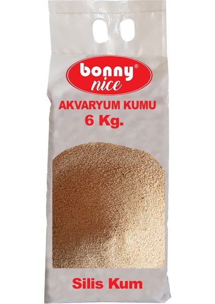 Bonny Nice Akvaryum Kumu Sarı Silis Kum 6 kg