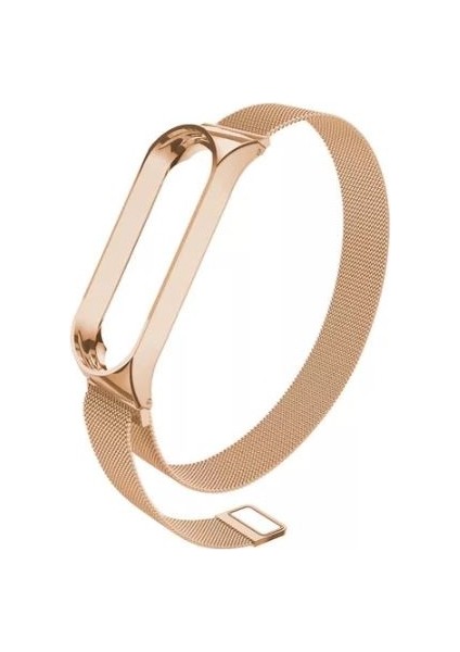 Xiaomi Mi Band 3 4 Akıllı Bileklik Tme Kordon Kayış Hasır Metal