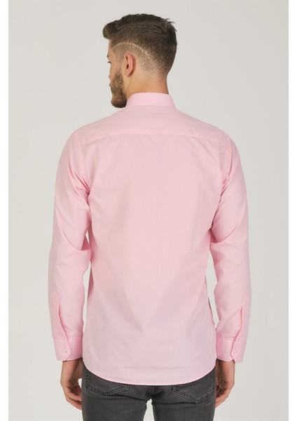 G725 Dewberry Erkek Gömlek-Pembe modelleri