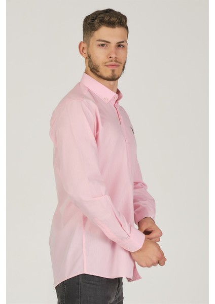 G725 Dewberry Erkek Gömlek-Pembe fırsatları