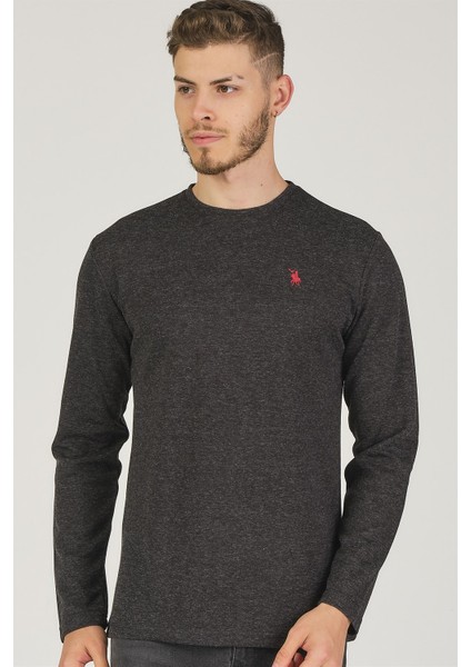 V4001 Erkek Sweatshirt-Siyah