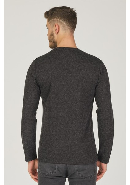 V4001 Erkek Sweatshirt-Siyah
