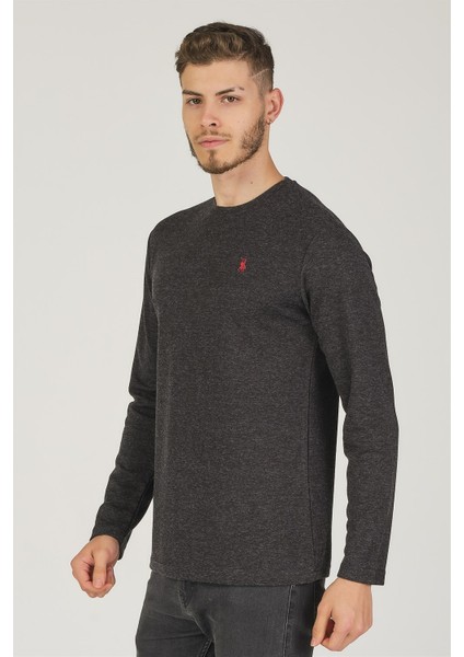 V4001 Erkek Sweatshirt-Siyah