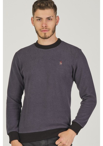 V4004 Erkek Sweatshirt-Antrasit