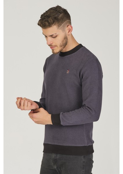 V4004 Erkek Sweatshirt-Antrasit