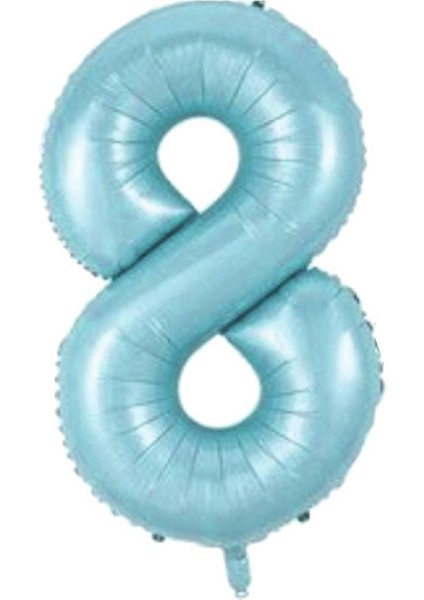 Partipan 8 Rakam Folyo Balon Mavi 76 cm