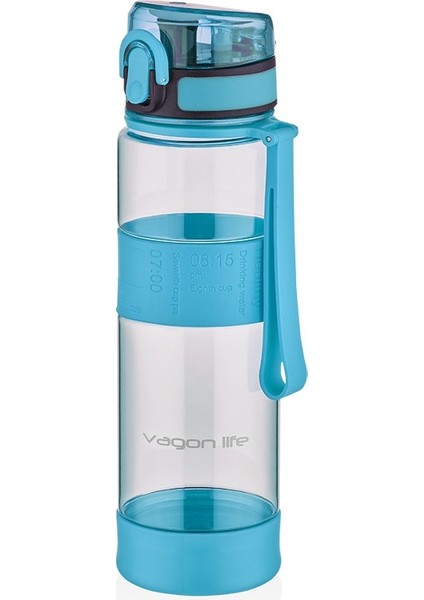 1747 Süzgeçli Matara Turkuaz 580 ml