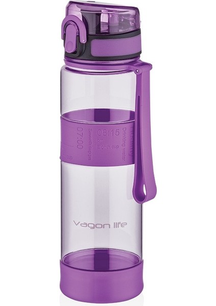 1747 Süzgeçli Matara Lila 580 ml