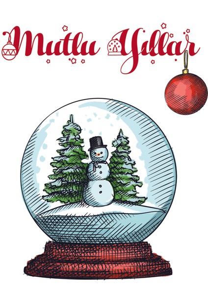 Yılbaşı Tebrik Kartı-Happy New Year Card-Yılbaşı Kartpostalı fiyatları