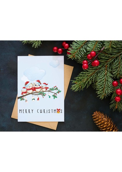 Yılbaşı Tebrik Kartı-Happy New Year Card-Yılbaşı Kartpostalı