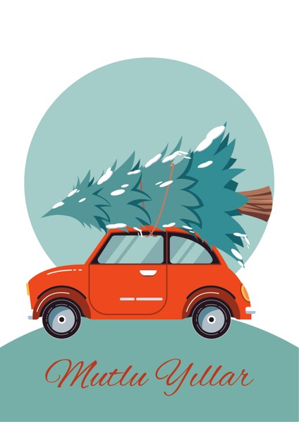 Yılbaşı Tebrik Kartı-Happy New Year Card-Yılbaşı Kartpostalı fiyatları