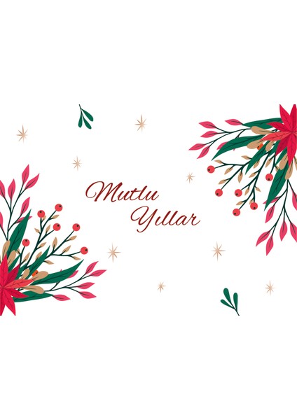Yılbaşı Tebrik Kartı-Happy New Year Card-Yılbaşı Kartpostalı fiyatları