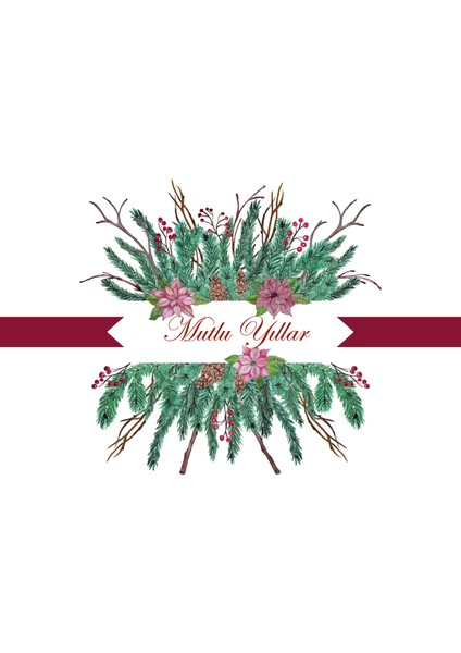 Yılbaşı Tebrik Kartı-Happy New Year Card-Yılbaşı Kartpostalı fiyatları