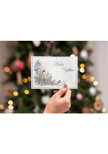 Yılbaşı Tebrik Kartı-Happy New Year Card-Yılbaşı Kartpostalı