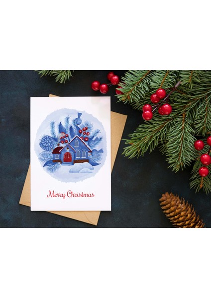 Yılbaşı Tebrik Kartı-Happy New Year Card-Yılbaşı Kartpostalı