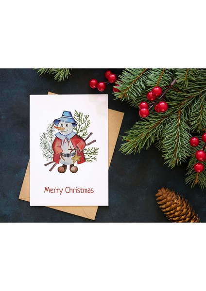 Yılbaşı Tebrik Kartı-Happy New Year Card-Yılbaşı Kartpostalı