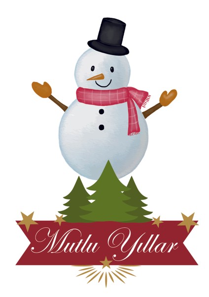 Yılbaşı Tebrik Kartı-Happy New Year Card-Yılbaşı Kartpostalı fiyatları