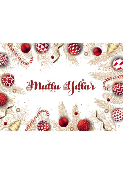 Yılbaşı Tebrik Kartı-Happy New Year Card-Yılbaşı Kartpostalı fiyatları