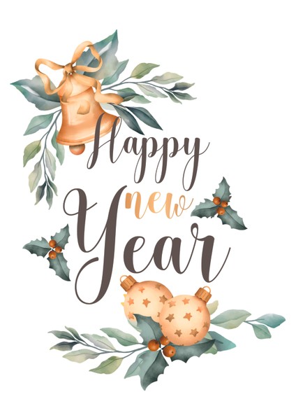 Yılbaşı Tebrik Kartı-Happy New Year Card-Yılbaşı Kartpostalı fiyatları