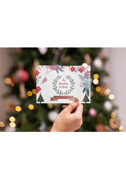 Yılbaşı Tebrik Kartı-Happy New Year Card-Yılbaşı Kartpostalı