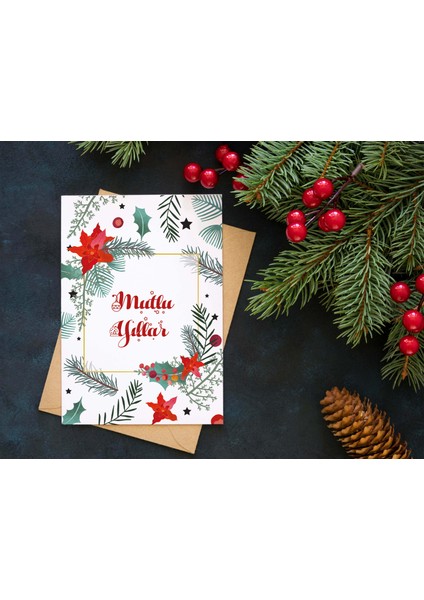 Yılbaşı Tebrik Kartı-Happy New Year Card-Yılbaşı Kartpostalı