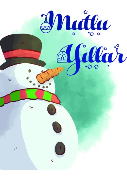 Yılbaşı Tebrik Kartı-Happy New Year Card-Yılbaşı Kartpostalı fiyatları