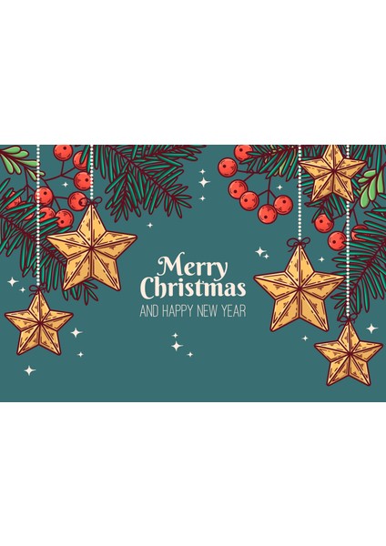 Yılbaşı Tebrik Kartı-Happy New Year Card-Yılbaşı Kartpostalı