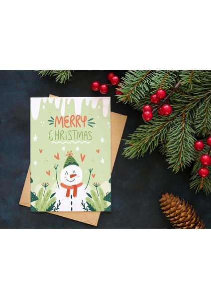 Yılbaşı Tebrik Kartı-Happy New Year Card-Yılbaşı Kartpostalı