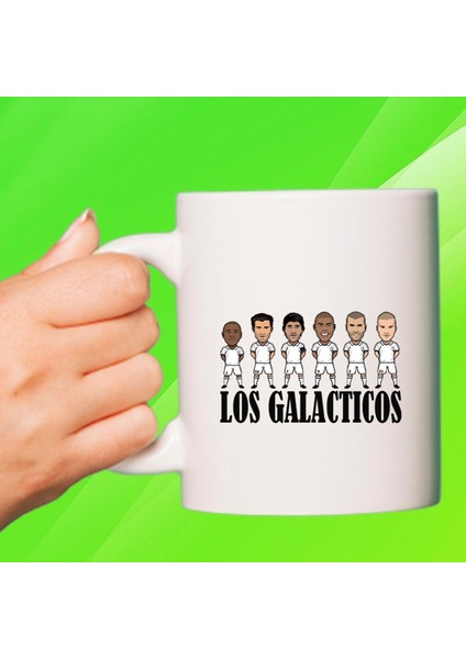 Los Galacticos Baskılı Beyaz Porselen Kupa