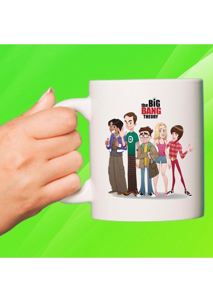 The Bing Bang Theory Baskılı Beyaz Porselen Kupa