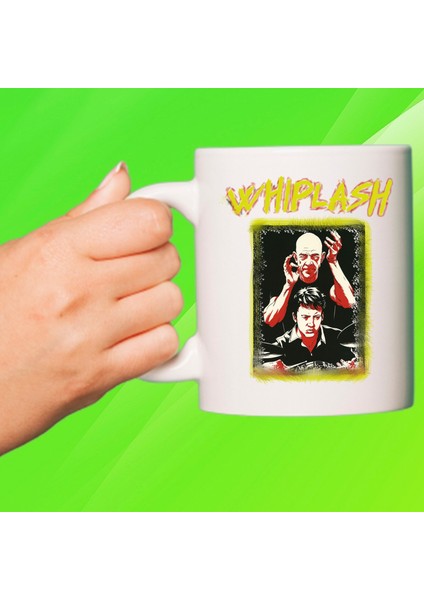 Whipslah Baskılı Beyaz Porselen Kupa
