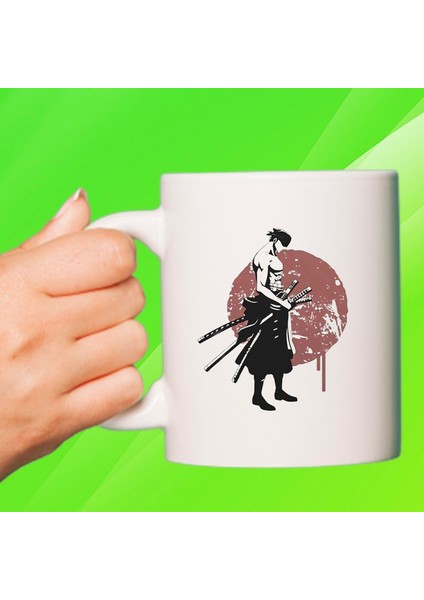 One Piece Zoro Baskılı Kupa